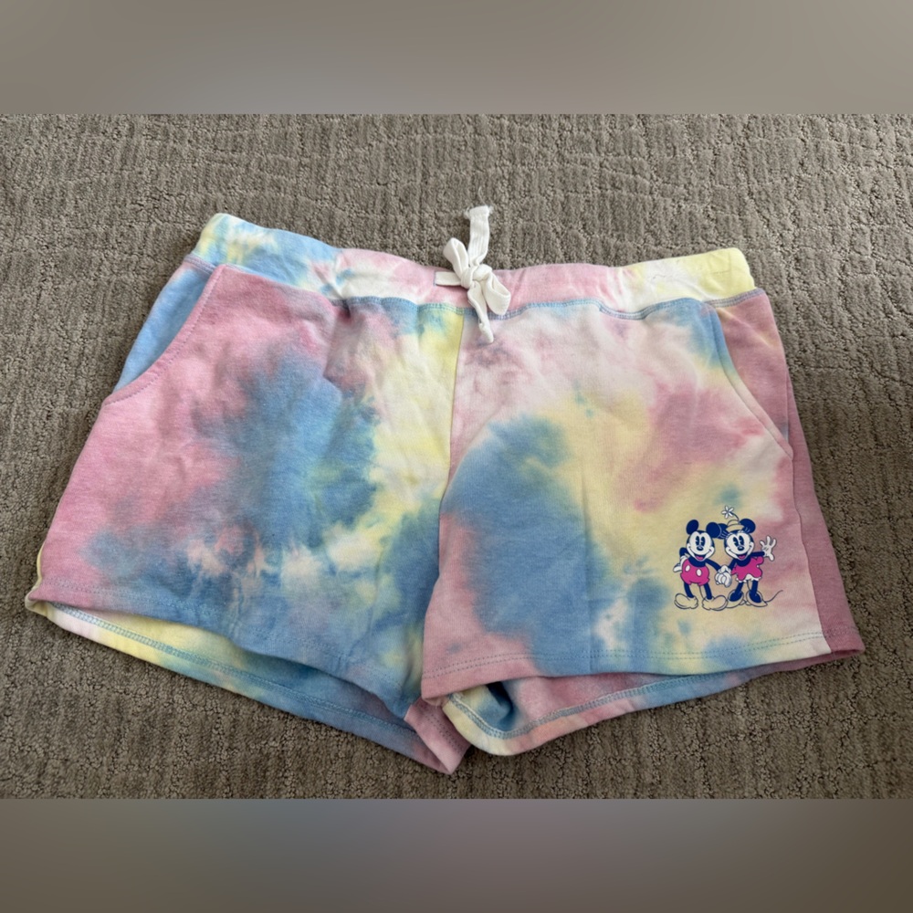 Disney Pastel Tie-Dye Mickey Mouse Shorts